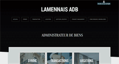 Desktop Screenshot of lamennais-adb.fr