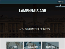 Tablet Screenshot of lamennais-adb.fr